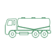 アイコン：粉粒体運搬車
